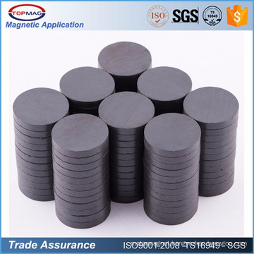 Grade 5 Ceramic ferrite Round disc magnet 20mm x 3mm